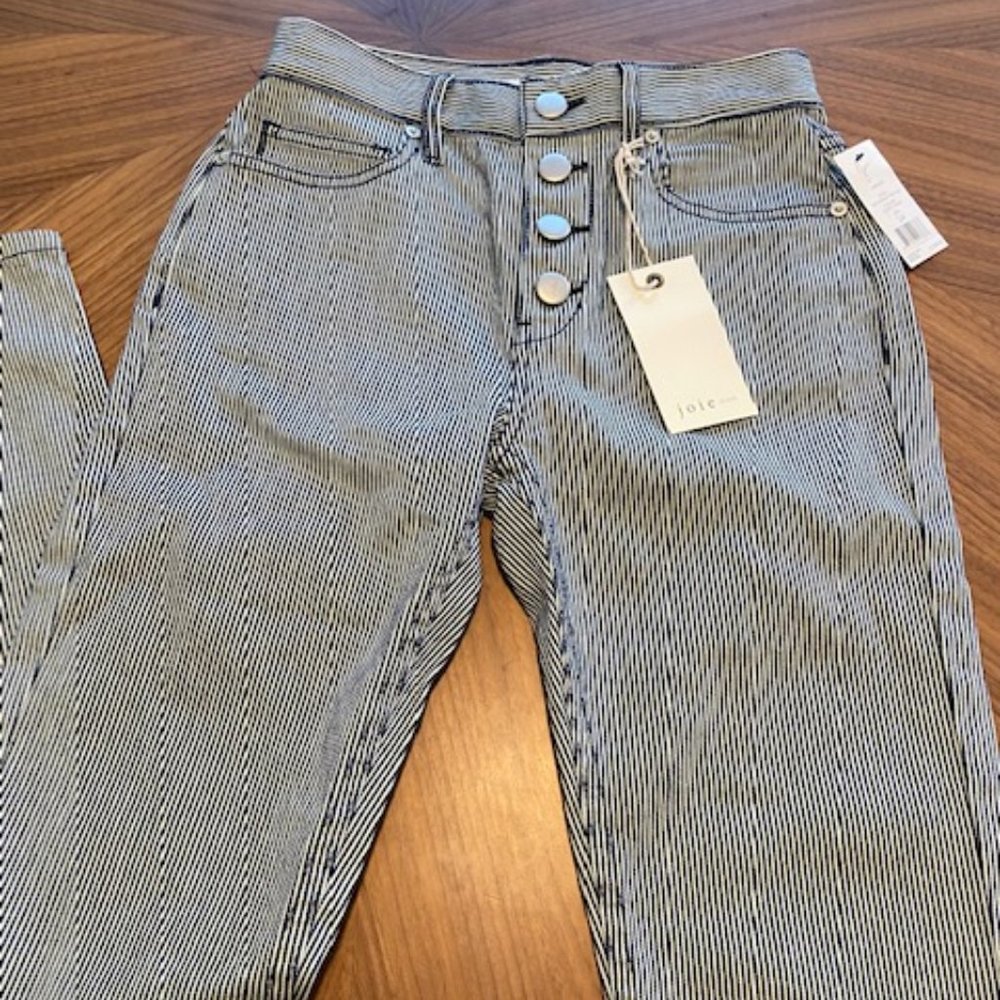 CUTE JOIE STRIPPED JEANS